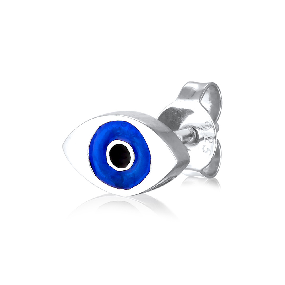 Elli Elli Boucles d'Oreilles Femmes clous d'oreilles Evil Eye pièce unique avec émail  Bijoux