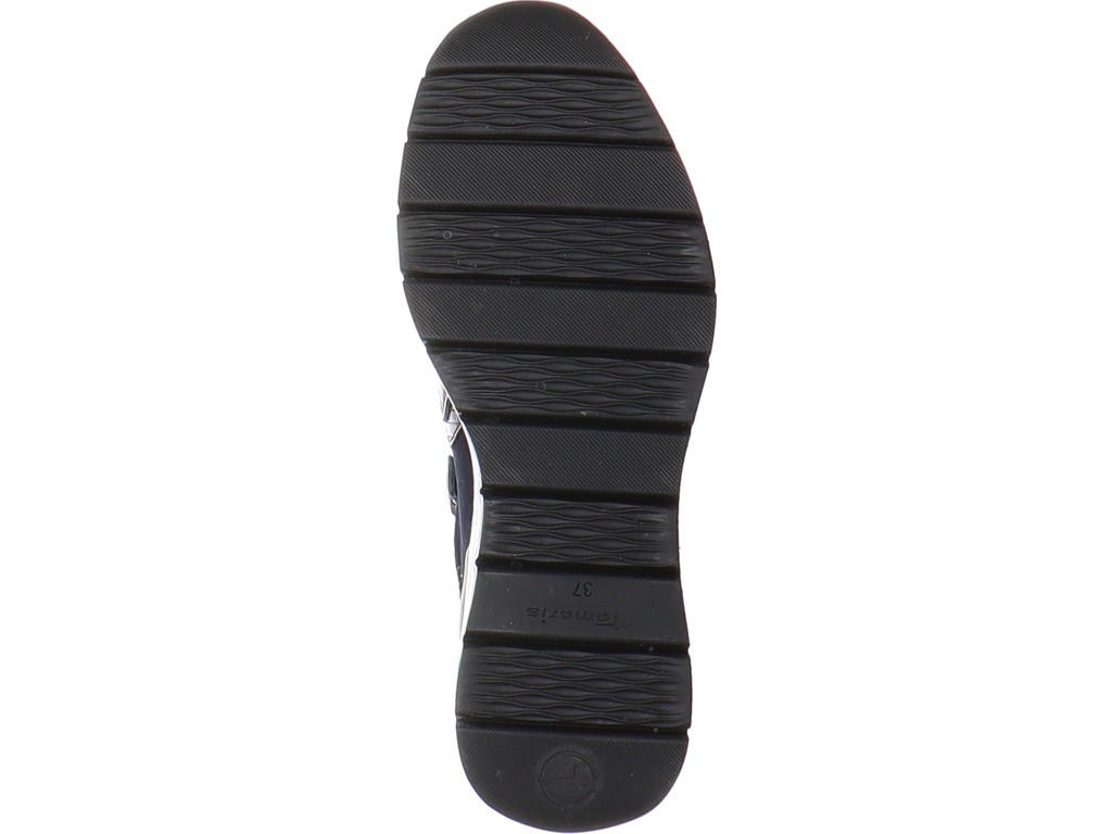 TAMARIS Freizeit Schnürer blau Comfort