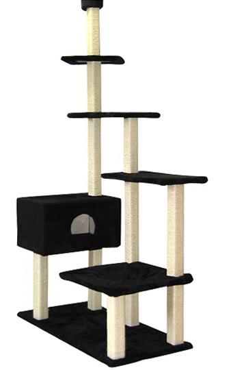 Silvio Design Katzen Kratzstamm Big House rh. schwarz
