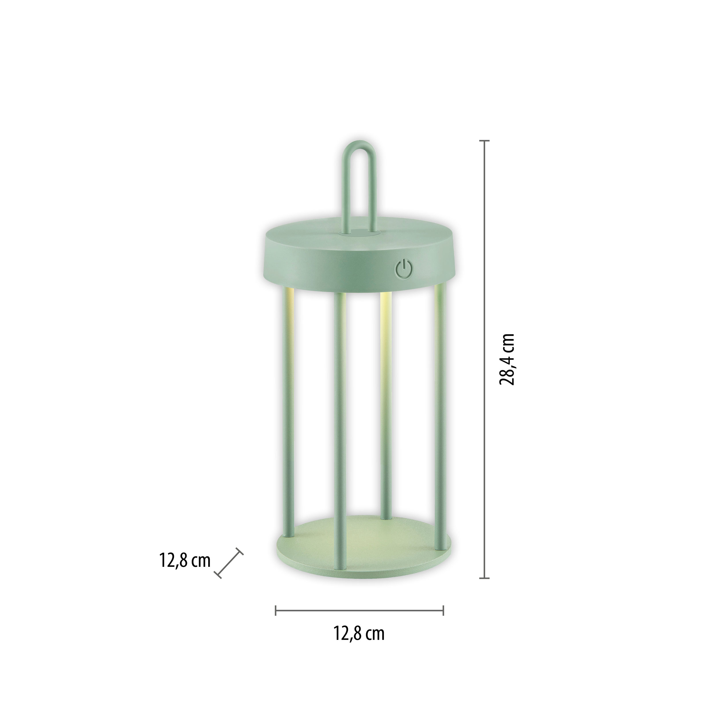 JUST LIGHT.LED-Akku-Tischleuchte 1flg