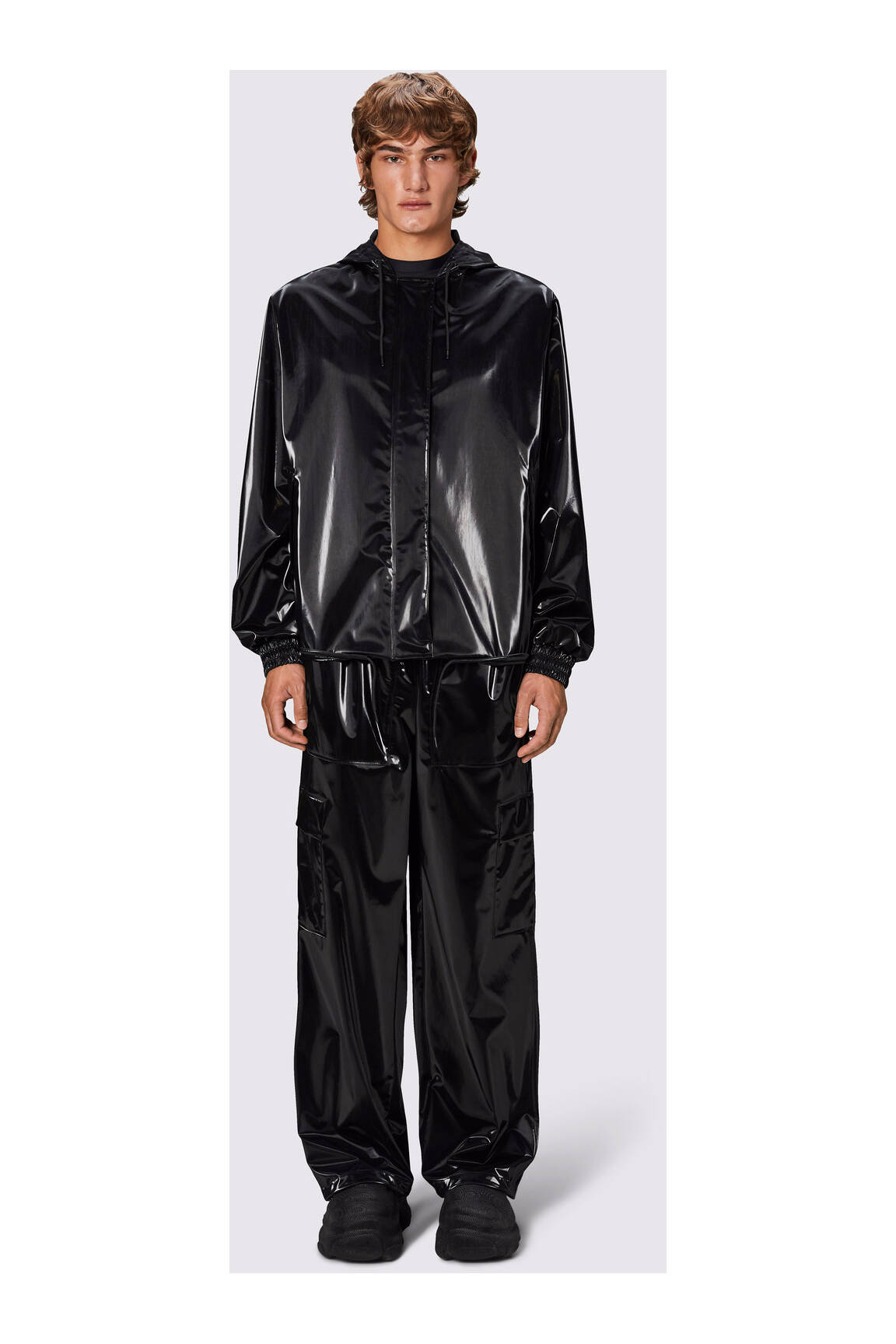 Rains Impermeables Trenchs Unisexe couleur noir