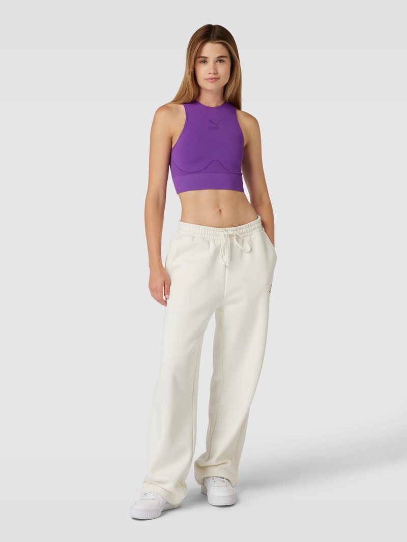 Top mit Label-Print - PUMA X P&C* in lila