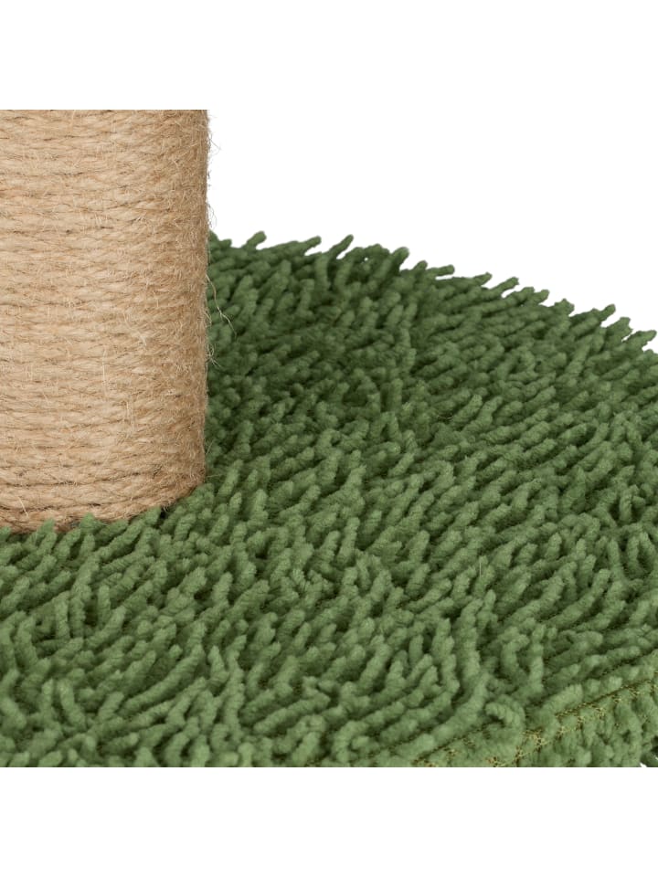relaxdays Kratzsäule in Natur/ Grün - (H)59 x Ø 31 cm günstig kaufen onesize