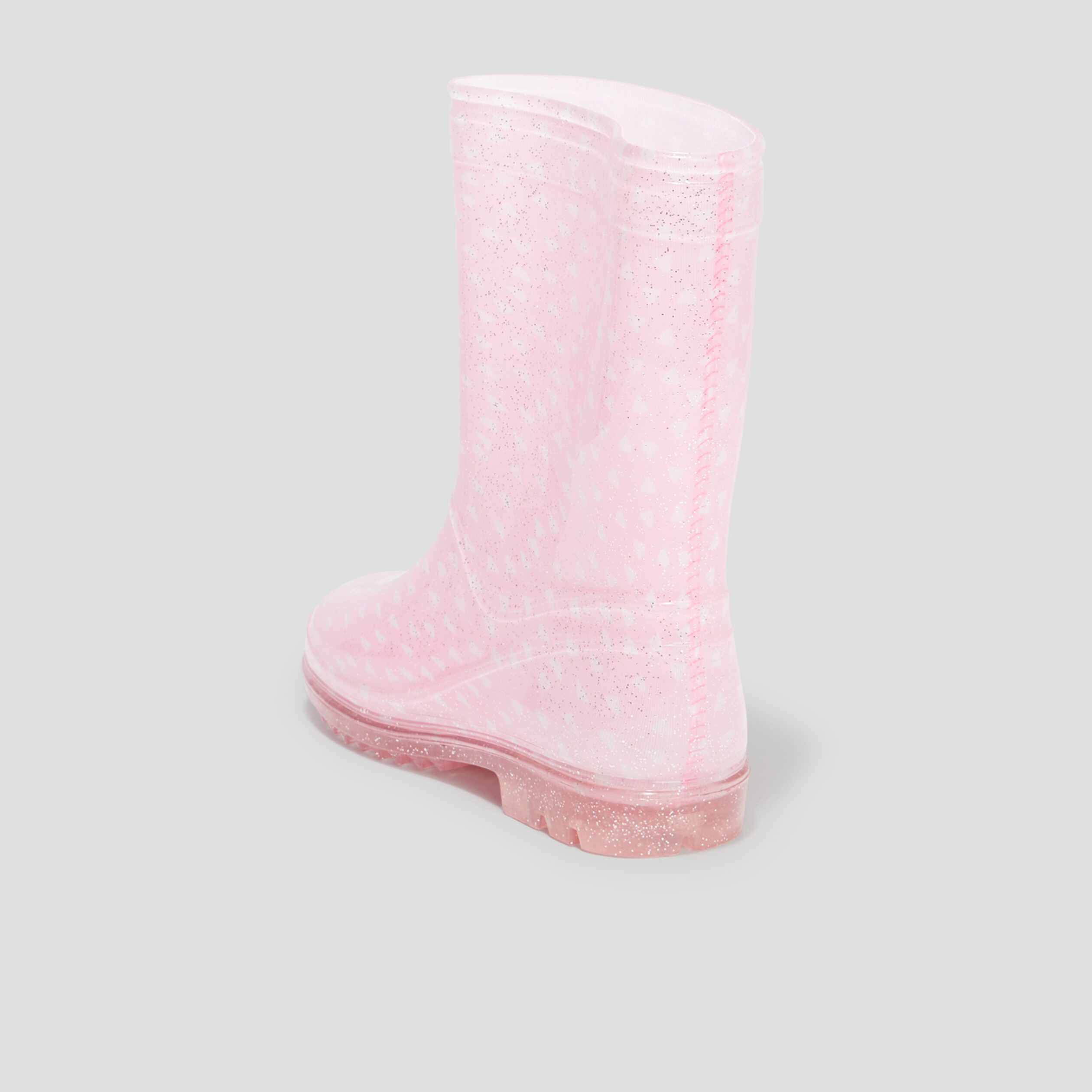 Bottes de pluie à paillettes Aristochats rose fille | La Halle