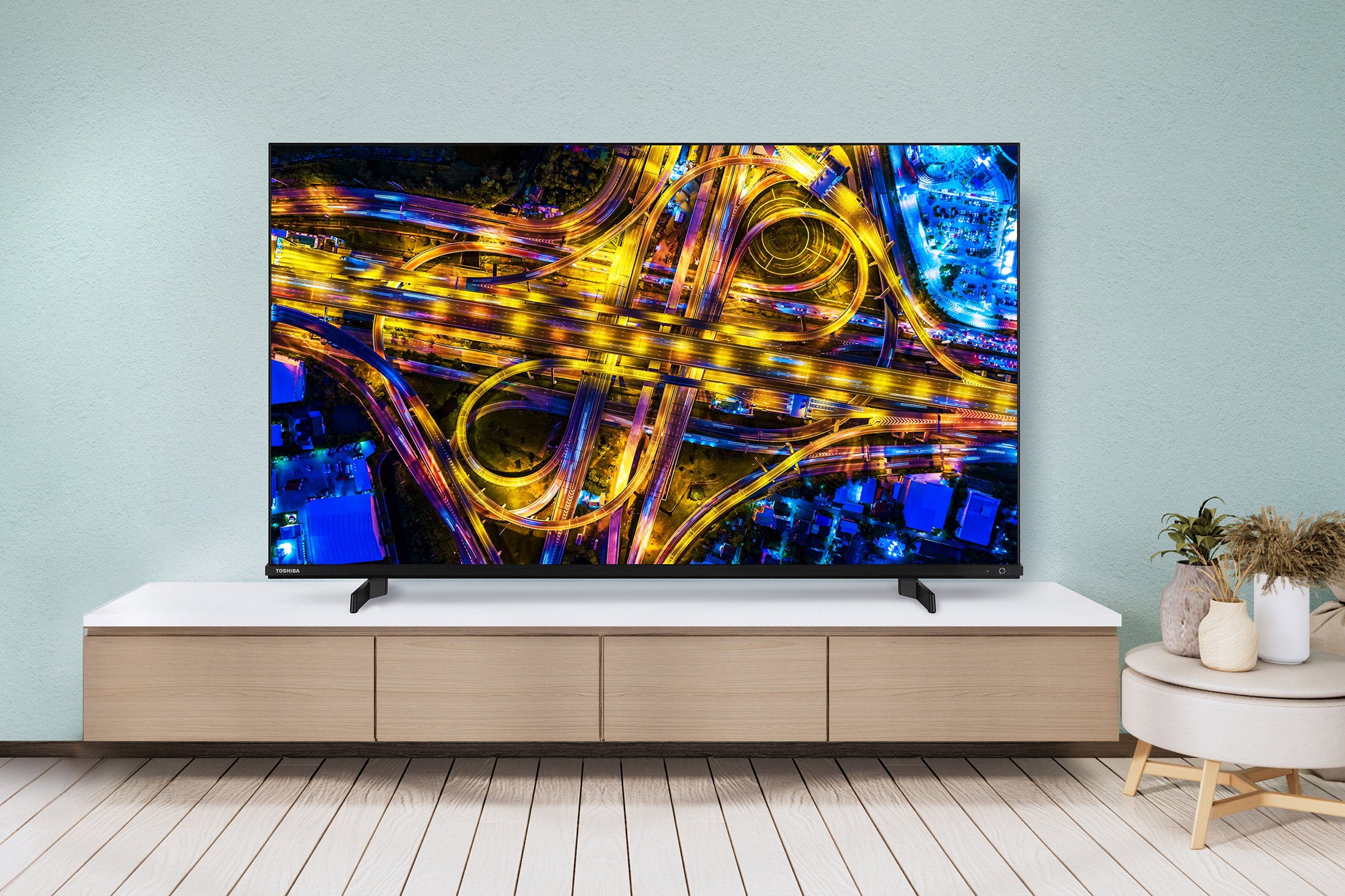 Toshiba 43UL4D63DGY LCD-LED Fernseher (108 cm/43 Zoll, 4K Ultra HD, Smart TV, HDR Dolby Vision, Triple-Tuner, Sound by Onkyo, WLAN)