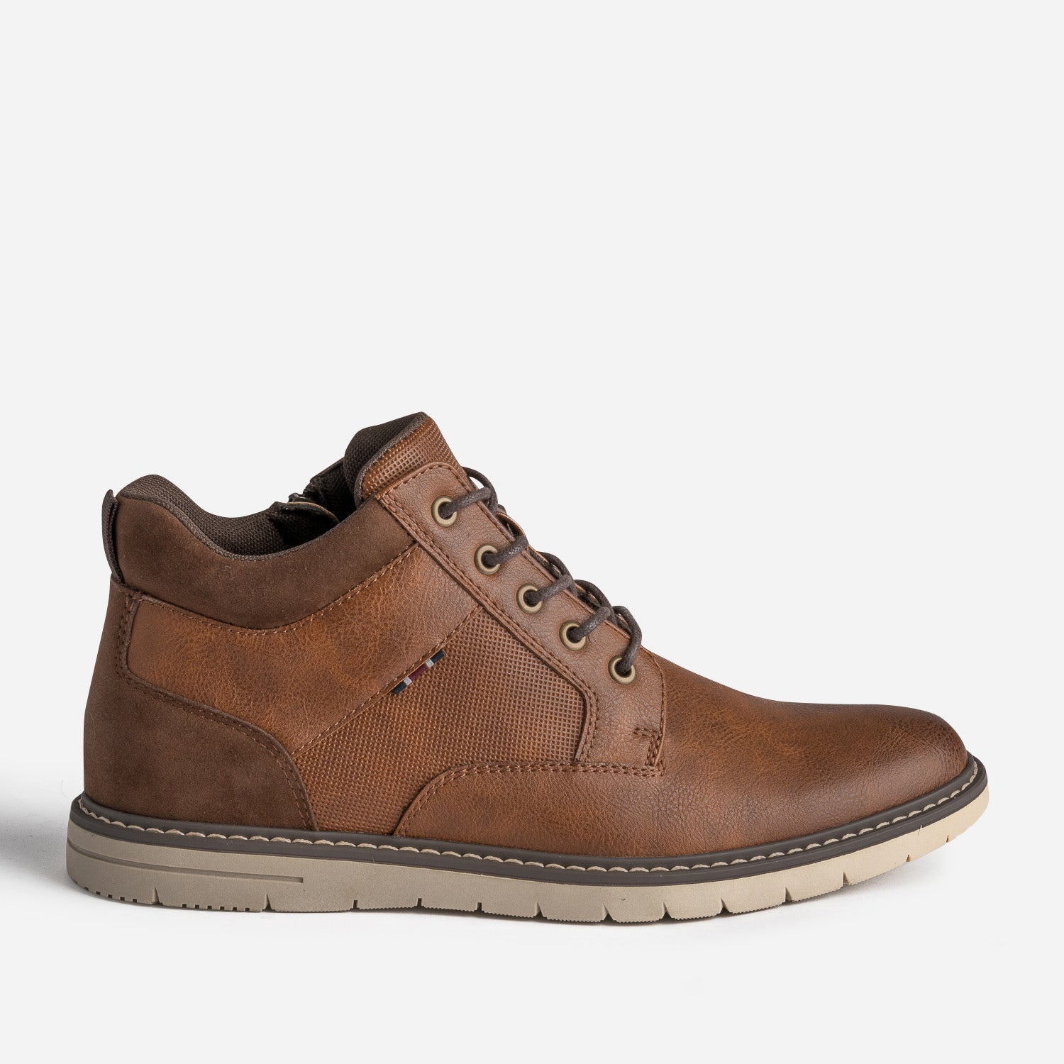Basket cognac et marron