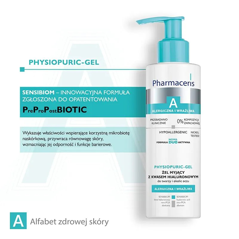 „Pharmaceris A Physiopuric“ drėkinamasis veido valymo gelis