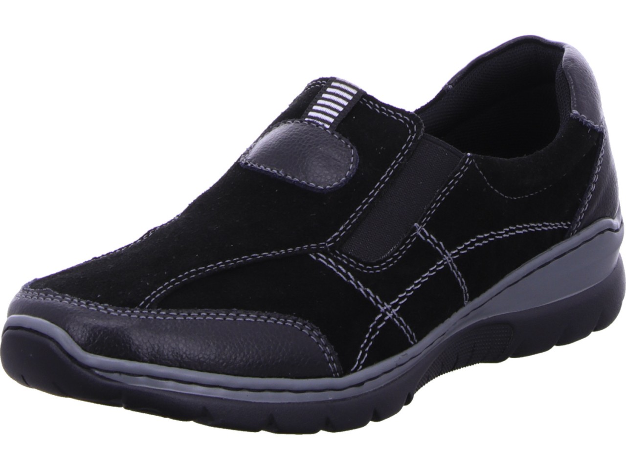 DIVERSE Sportliche Slipper schwarz