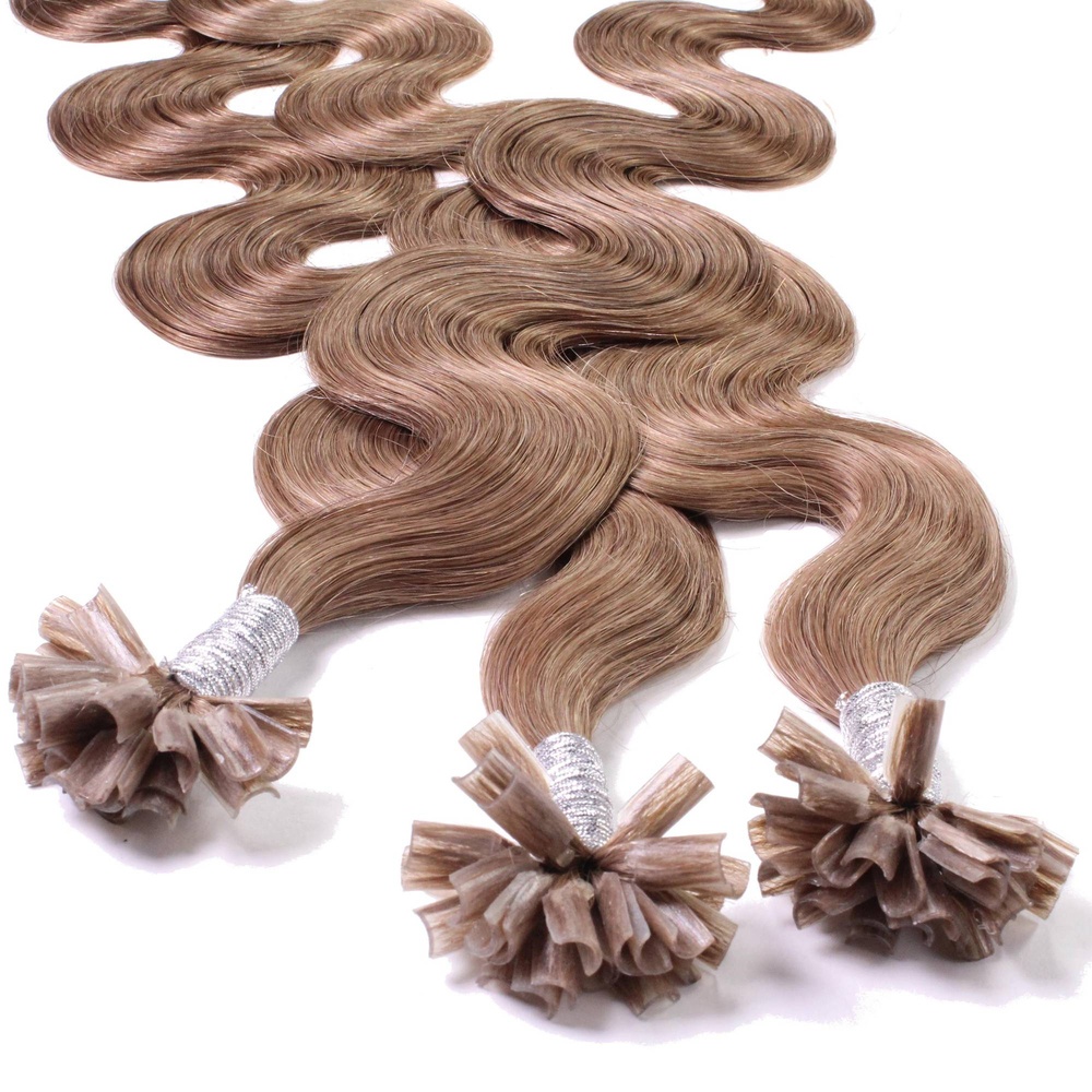hair2heart Extensions à chaud bonding cheveux naturels #10 Blond balayage 1g extensions