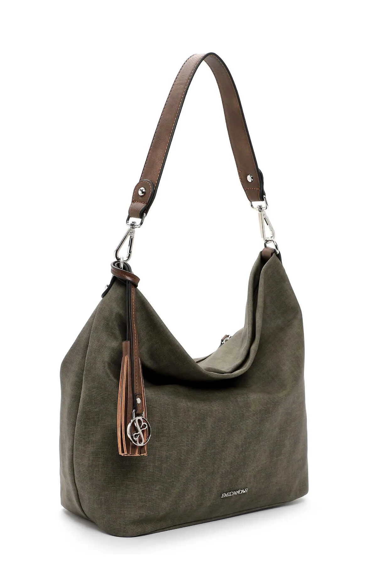 Emily & Noah  Handtasche - Grün - Unifarben