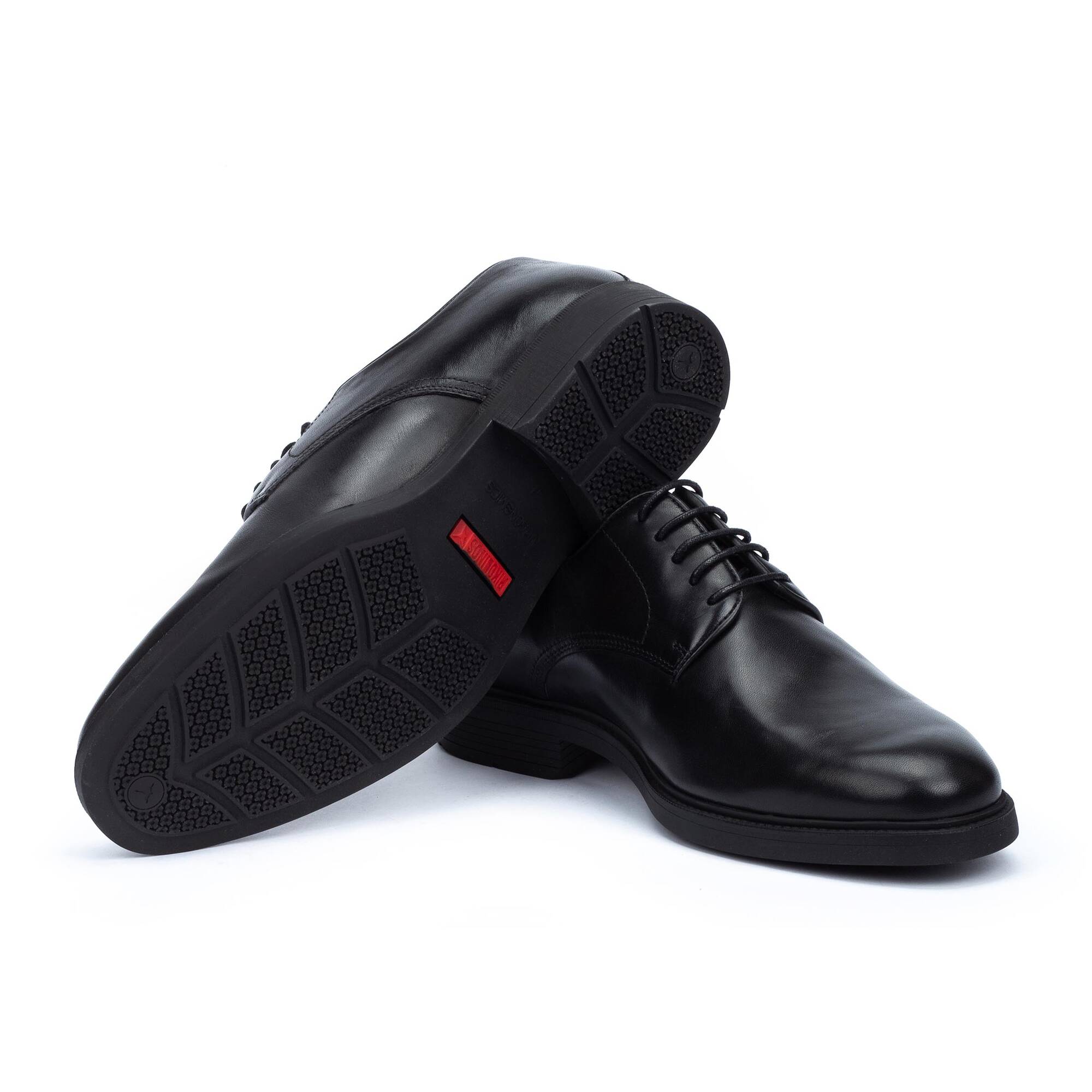 Buty wizytowe męskie - CZARNE-DF