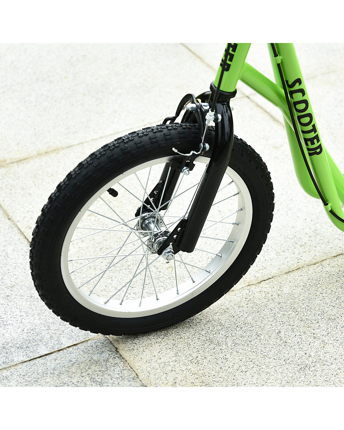 Kinderscooter mit Handbremse
