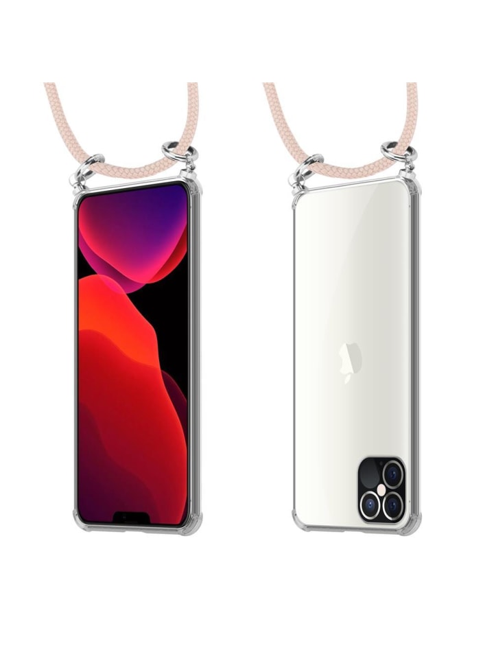 cadorabo Handykette für Apple iPhone 12 PRO MAX Hülle in PERLIG ROSÉGOLD günstig kaufen onesize