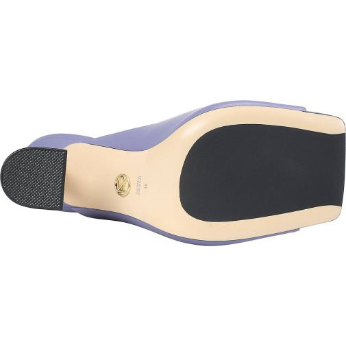 ekonika Mules mit offener Karree-Spitze