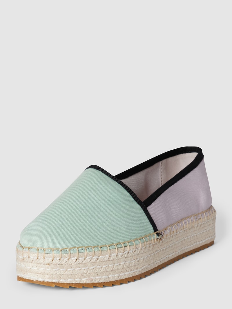 Slip-on-Sneaker mit Logo-Details in mint