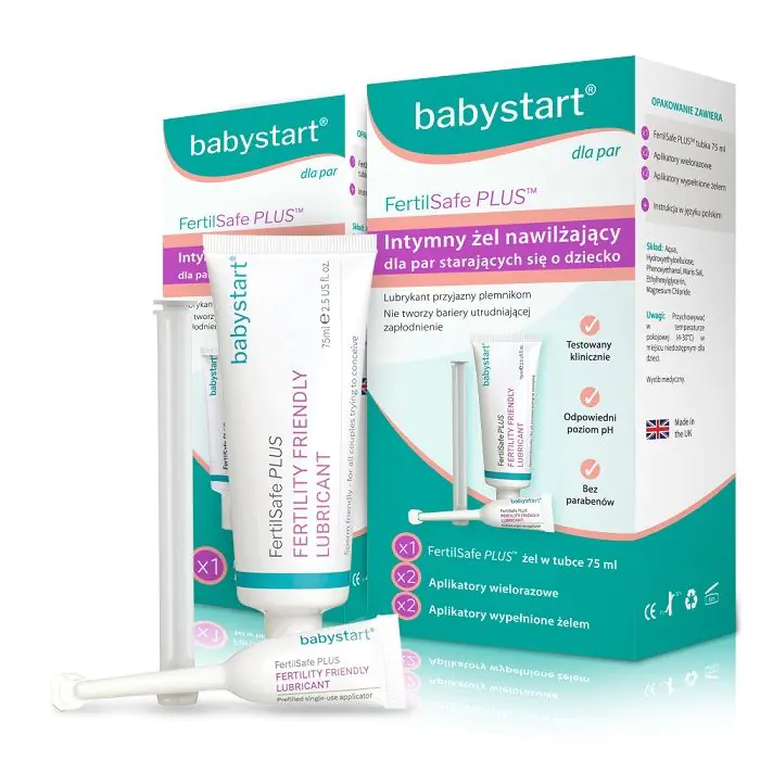 FertilSafe Plus, Ενυδατικό Τζελ για την Ευαίσθητη Περιοχή για Ζευγάρια που Προσπαθούν να Κάνουν Μωρό, Σετ