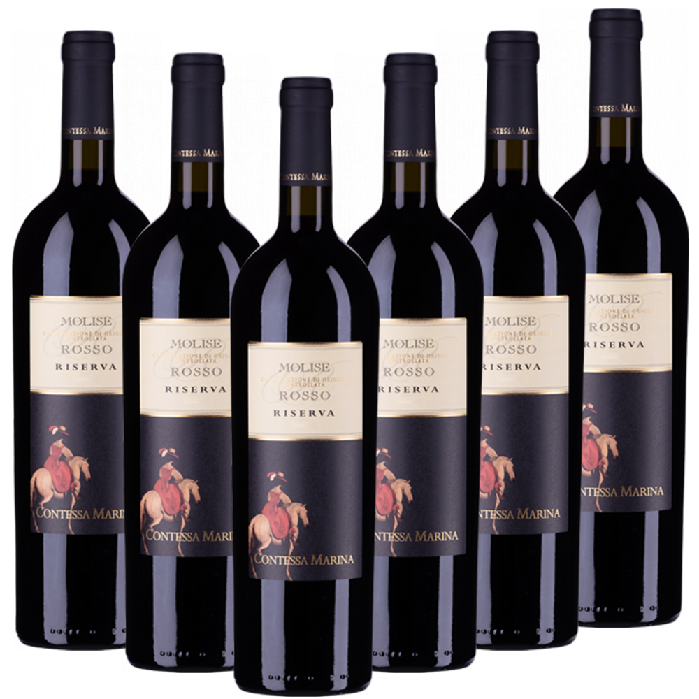 Contessa Marina Molise Rosso DOC Riserva Contessa Marina  trocken - 6er Karton