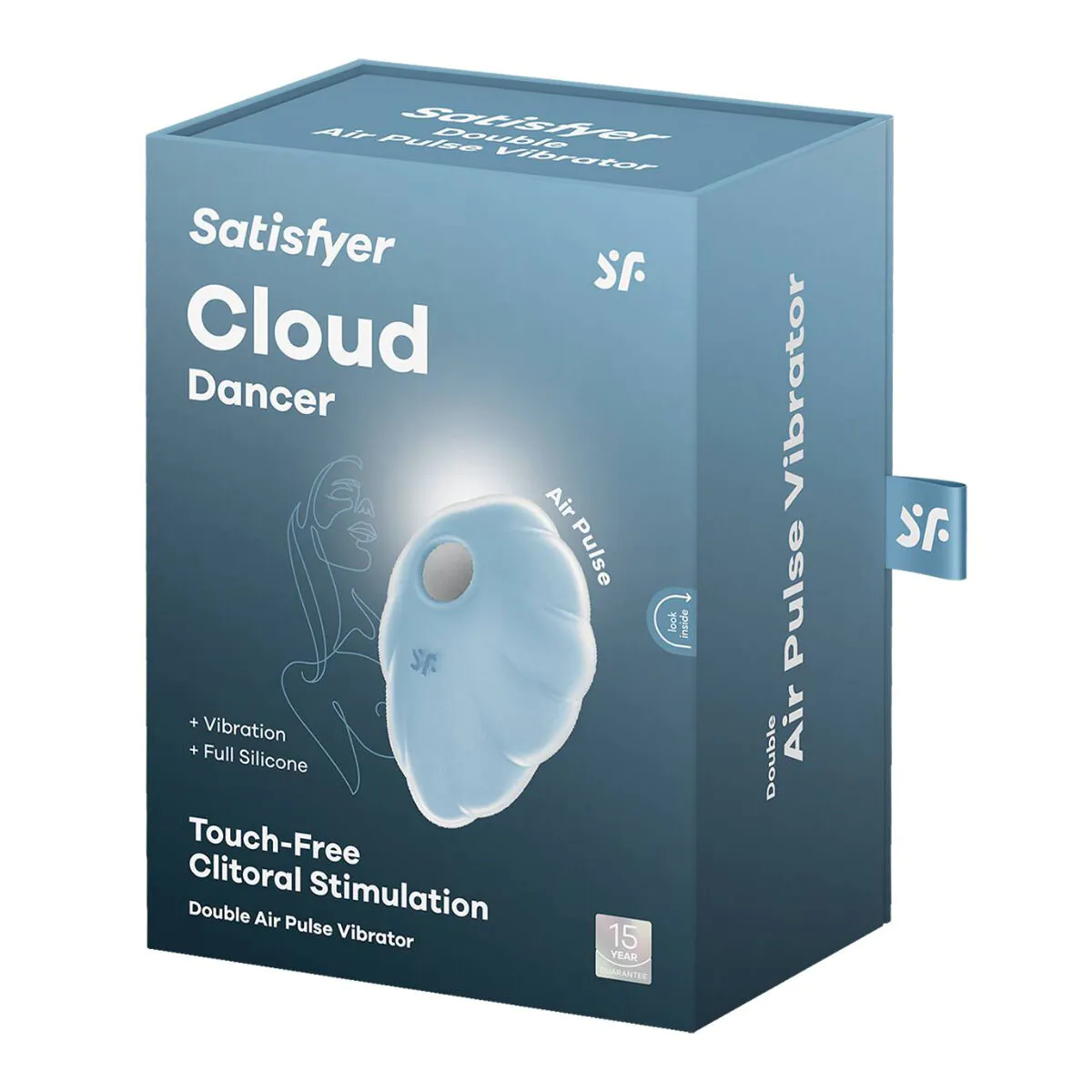 Satisfyer Cloud Dancer Blue - klitorismassager 1 stk.
