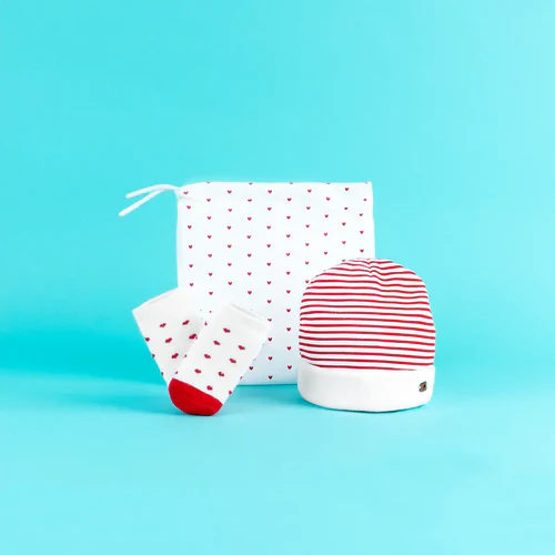 Baby Love Red Baby Gift Set