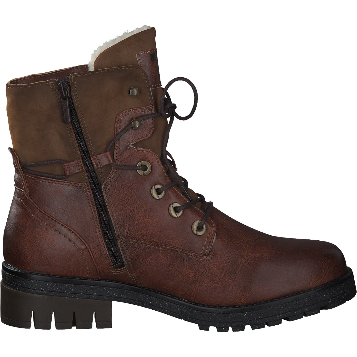 Mustang 1397602, Schnürstiefeletten, Damen, Cognac