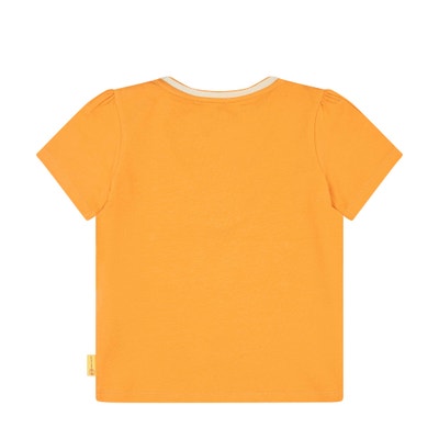 T-Shirt kurzarm, orange für Mädchen