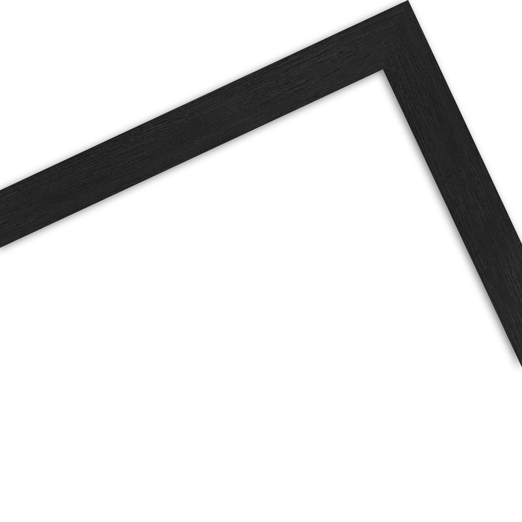 WANDStyle Bilderrahmen H950, Schwarz gemasert, aus Massivholz im Stil Modern