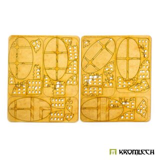 Imperial Guard 90x52 mm Oval Base Toppers (6)