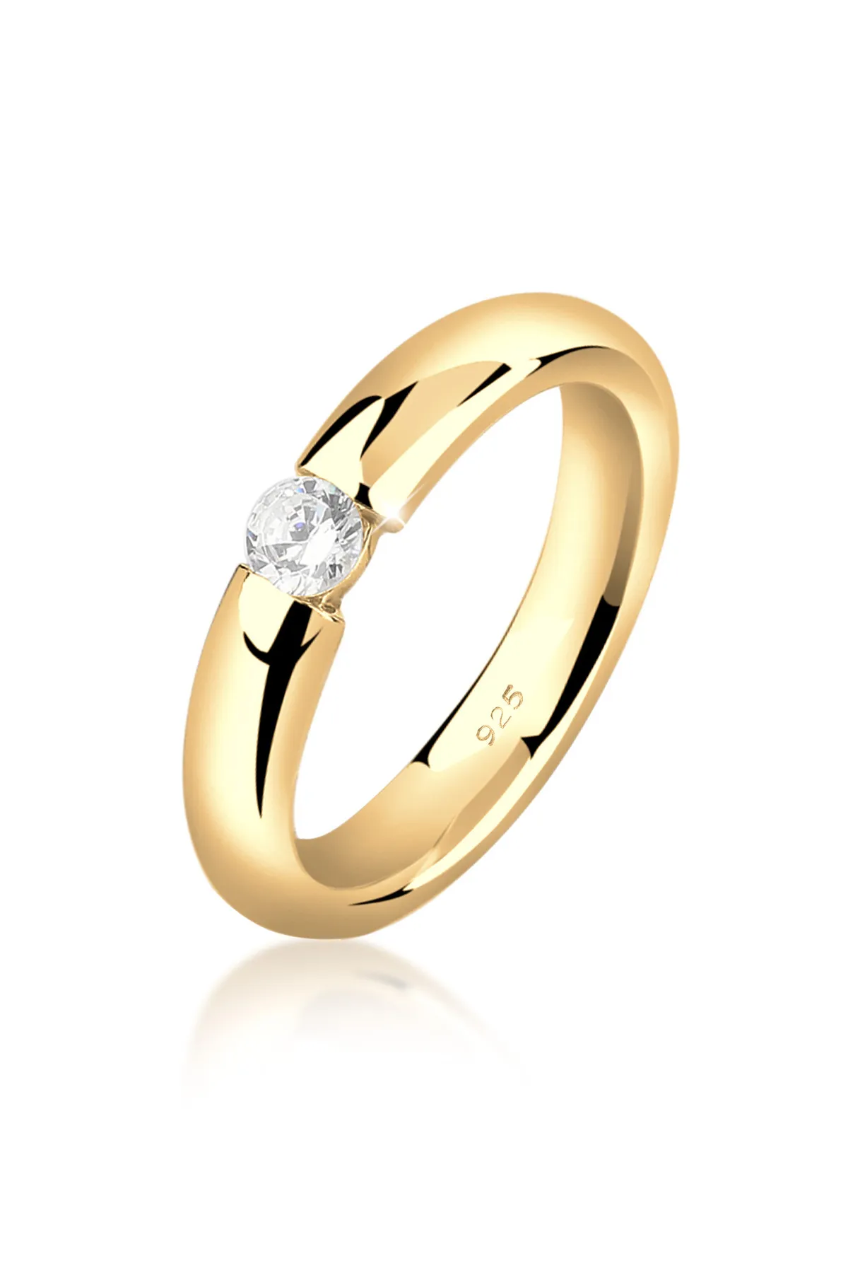 Nenalina  Ring - Goldfarben - Zirkon