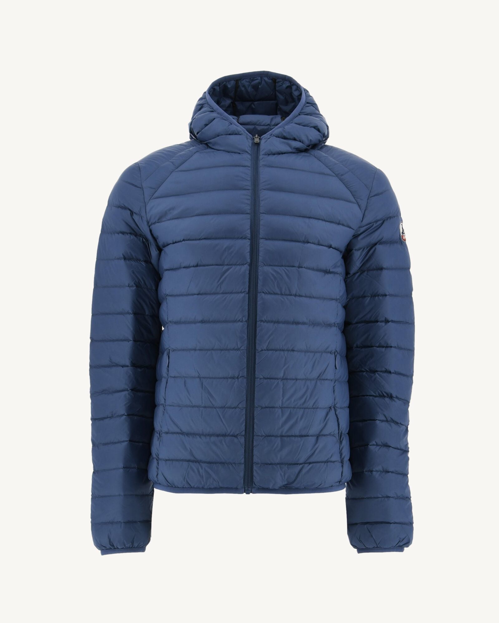 Doudoune légère à capuche Bleu jeans Nico