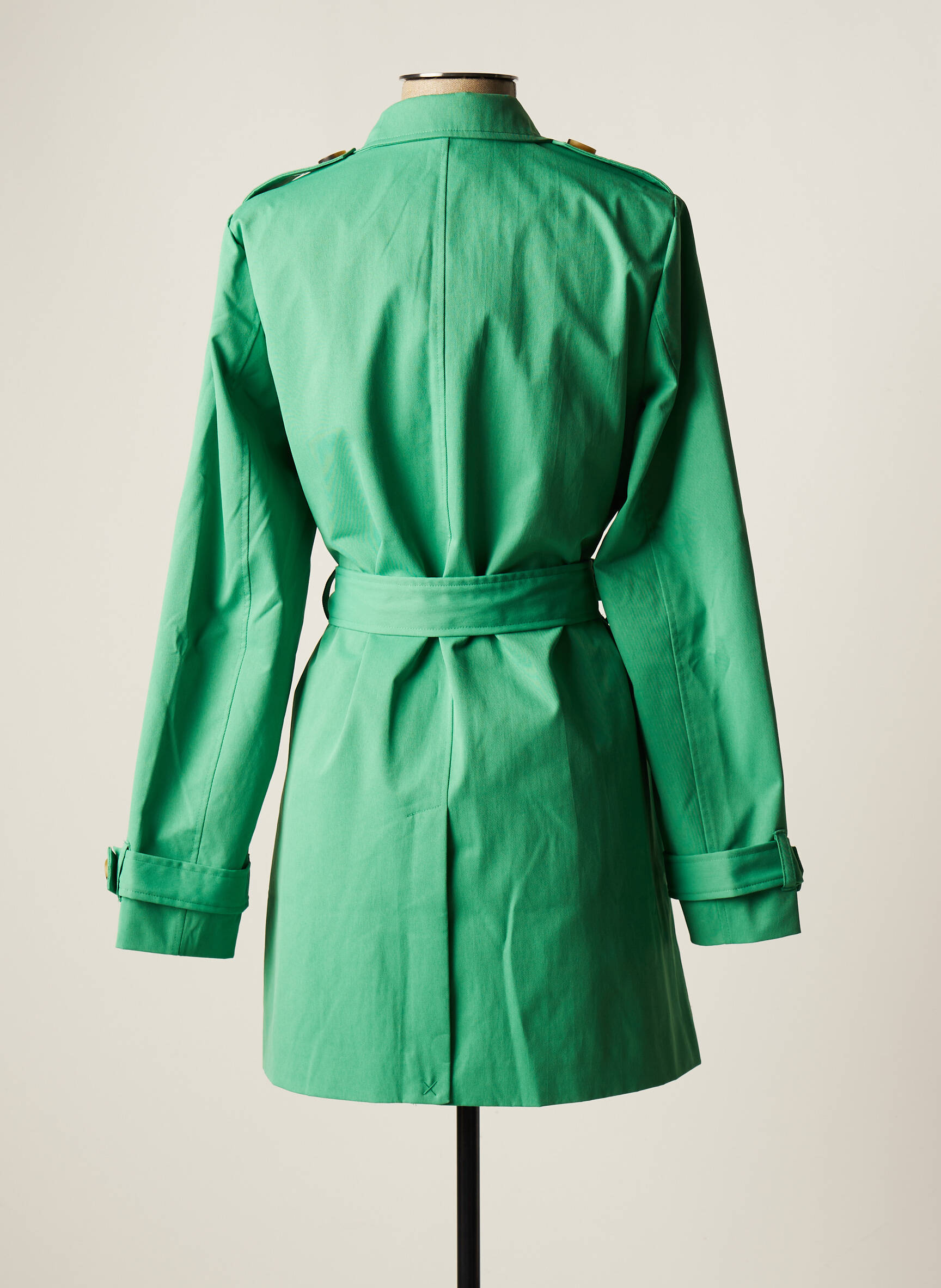 B Young Trenchs Femme couleur vert