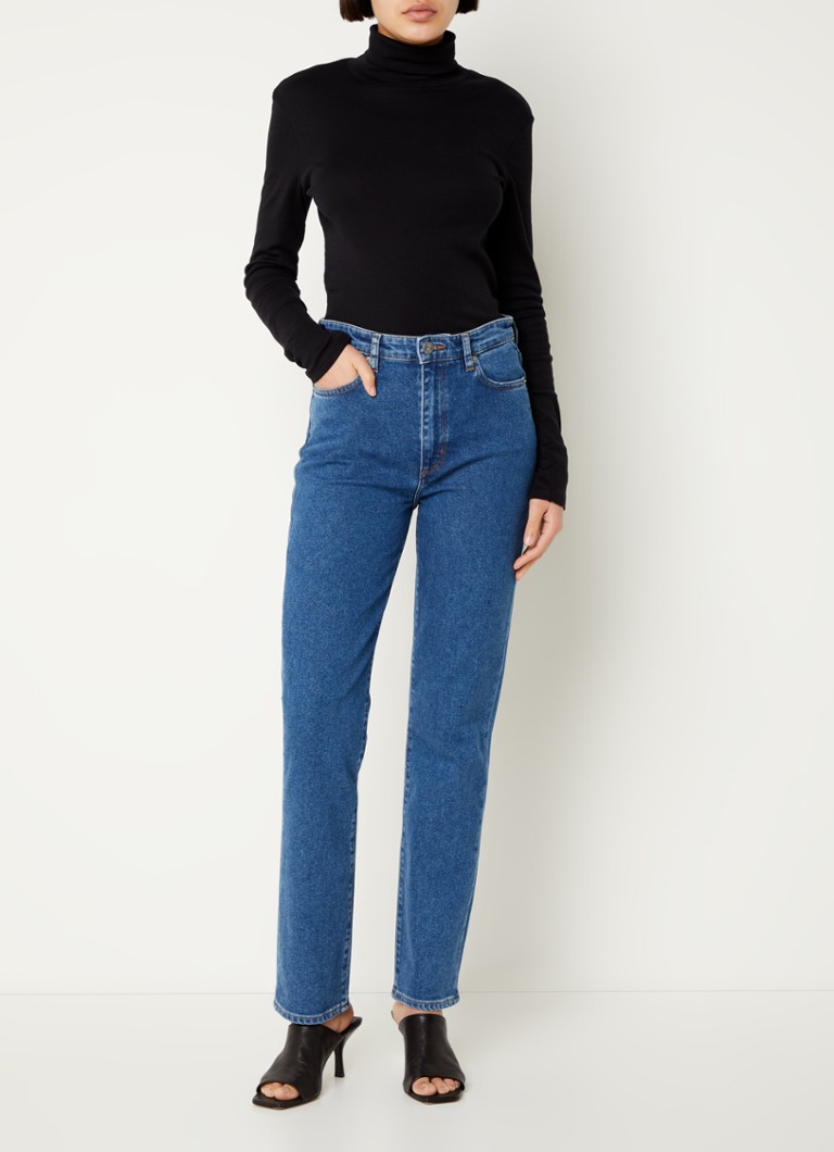 Blugi skinny cu talie înaltă Lejaani de la ARMEDANGELS, spălare medie