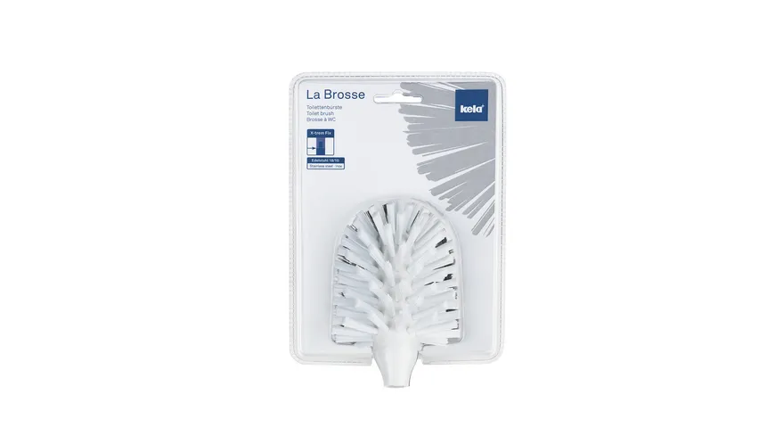 kela WC-Bürstenkopf La Brosse weiß