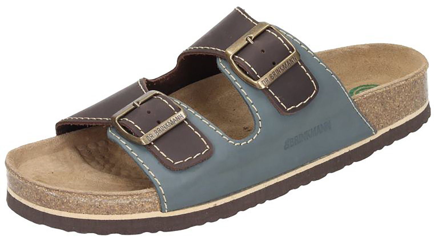 Dr. Brinkmann Pantoletten Pantolette aus echtem Fettleder