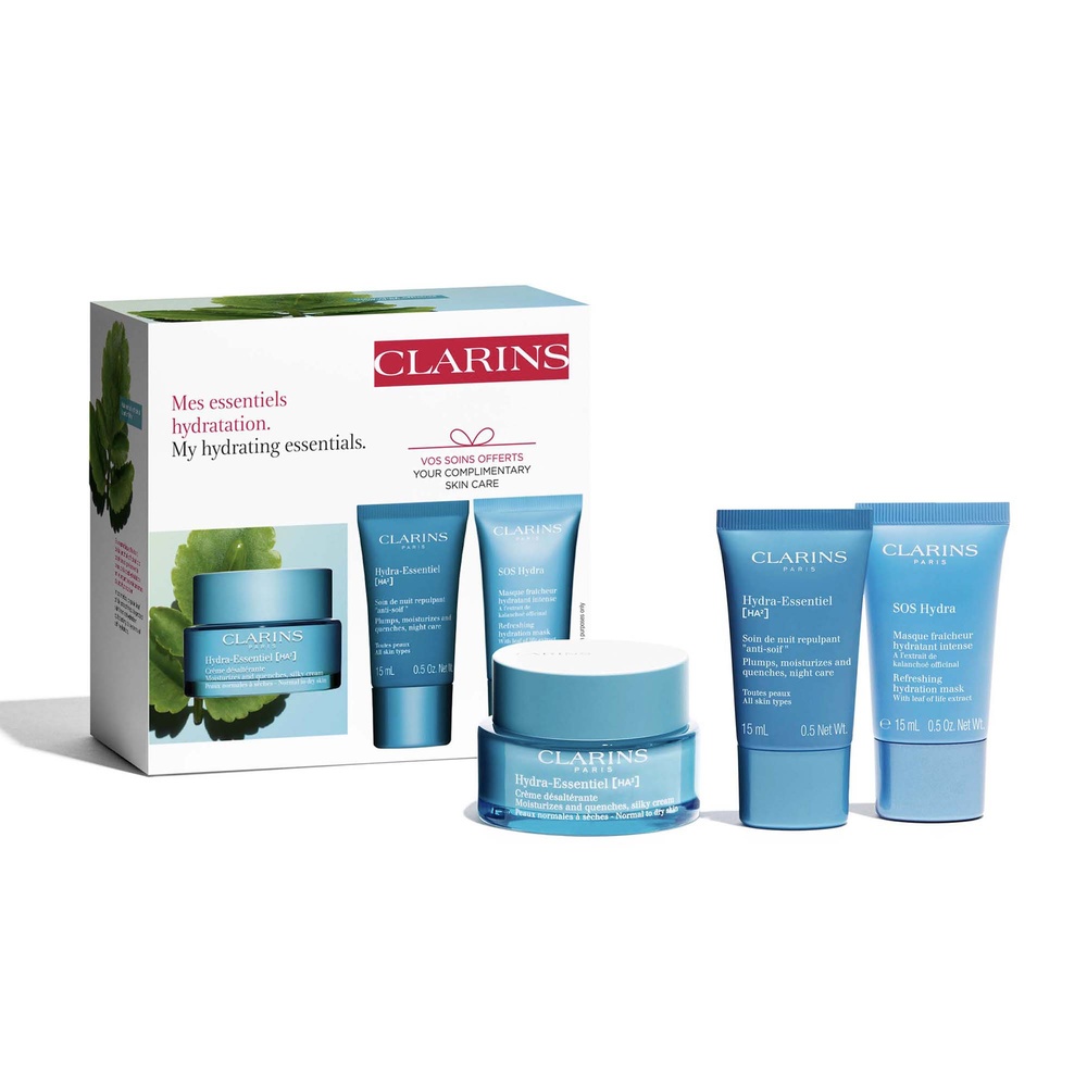 Clarins Coffret Mes Essentiels Hydratation Soin hydratation visage