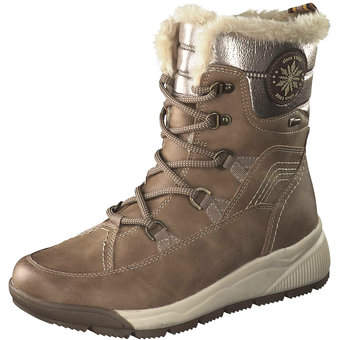 Relife Schnürstiefelette in beige