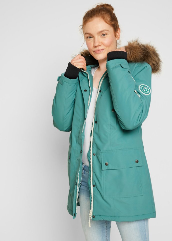 Outdoor-Funktions-Jacke mit Kapuze