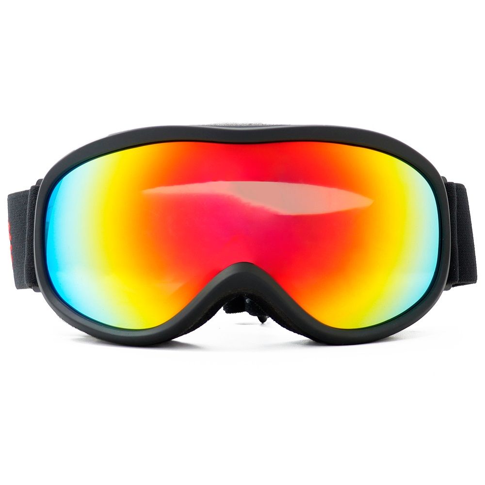 IVOL schwarz Rotes Spiegelglas Kinder Skibrille