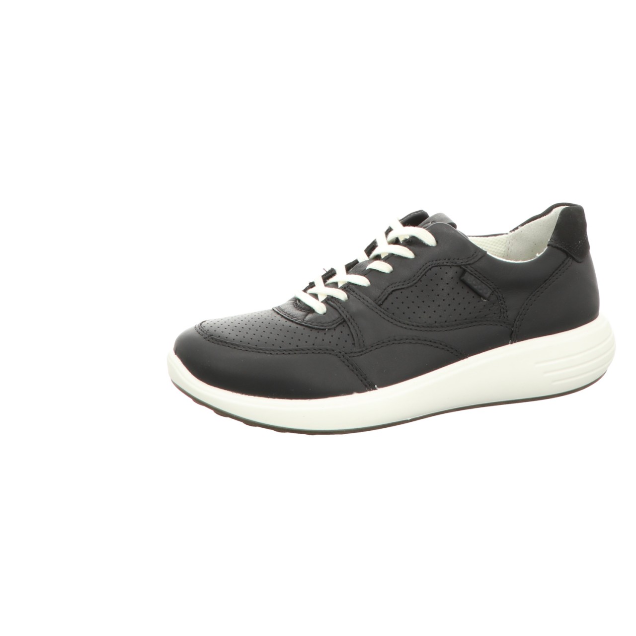ECCO Freizeit Schnürer schwarz SOFT 7 RUNNER W