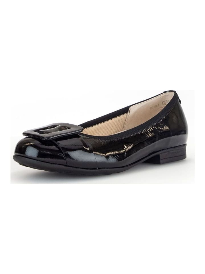 Gabor Ballerinas in Schwarz Lack günstig kaufen