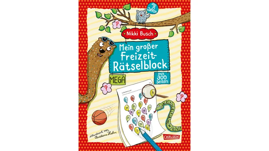 Mein großer Freizeit Rätselblock   Mitmachbuch zur Kinderbeschäftigung