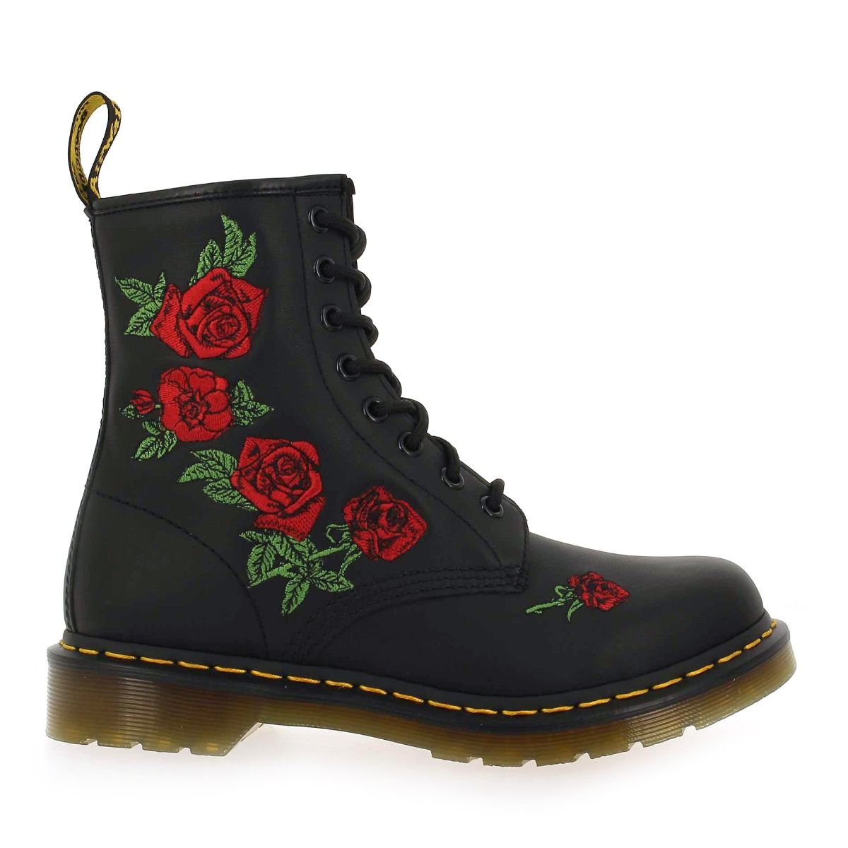 Dr Martens  1460 VONDA - Noir Rouge