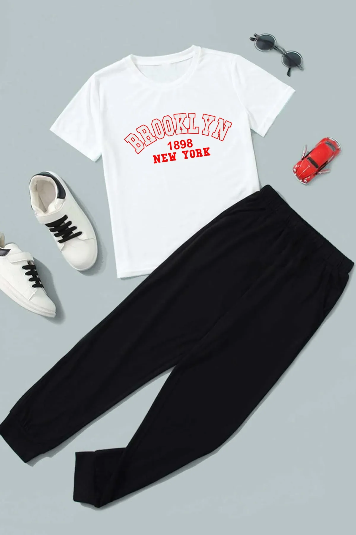 uyguntarz  Kinder Brooklyn Bottom – Top-Trainingsanzug-Set