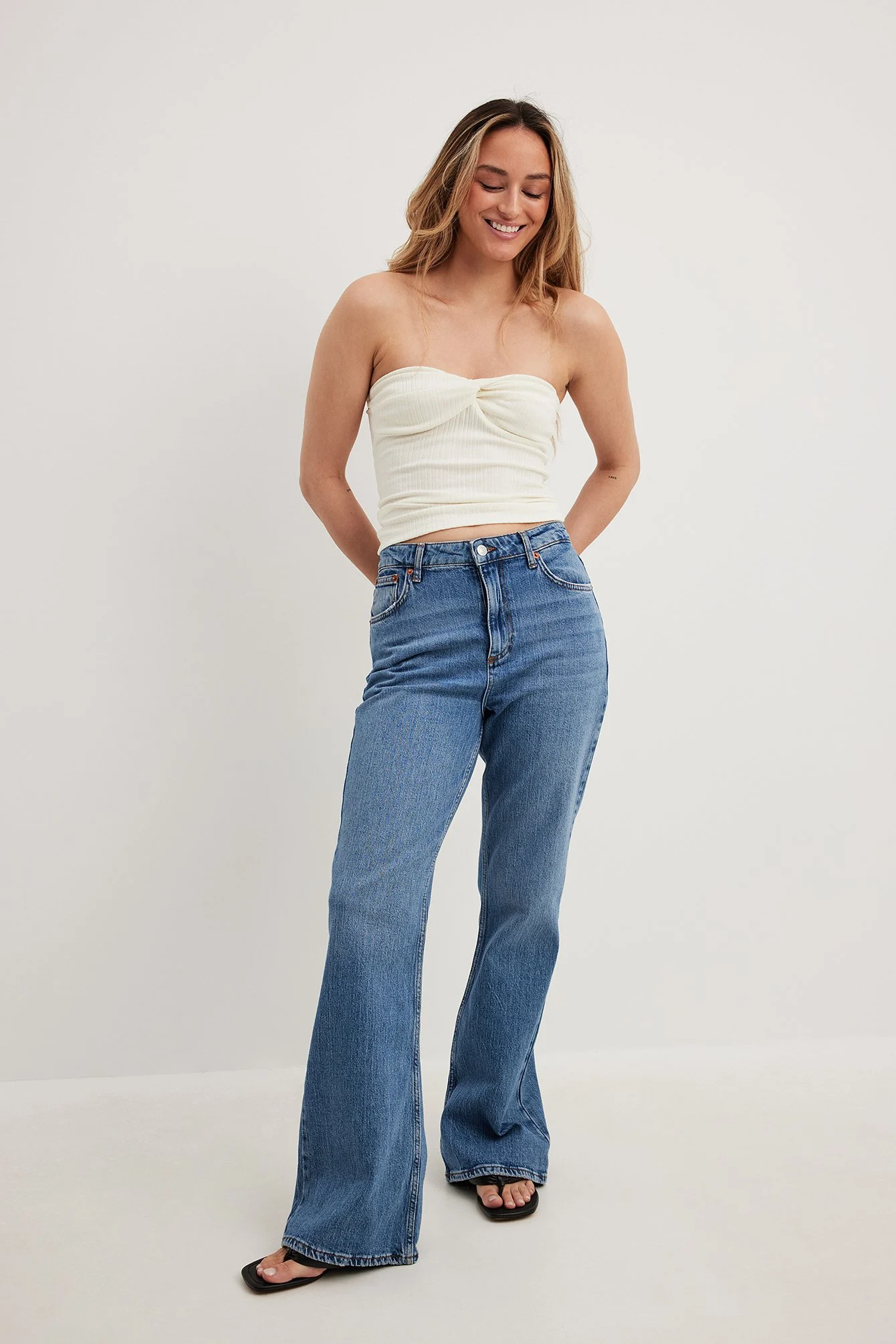 Tube-Top mit verdrehter Front