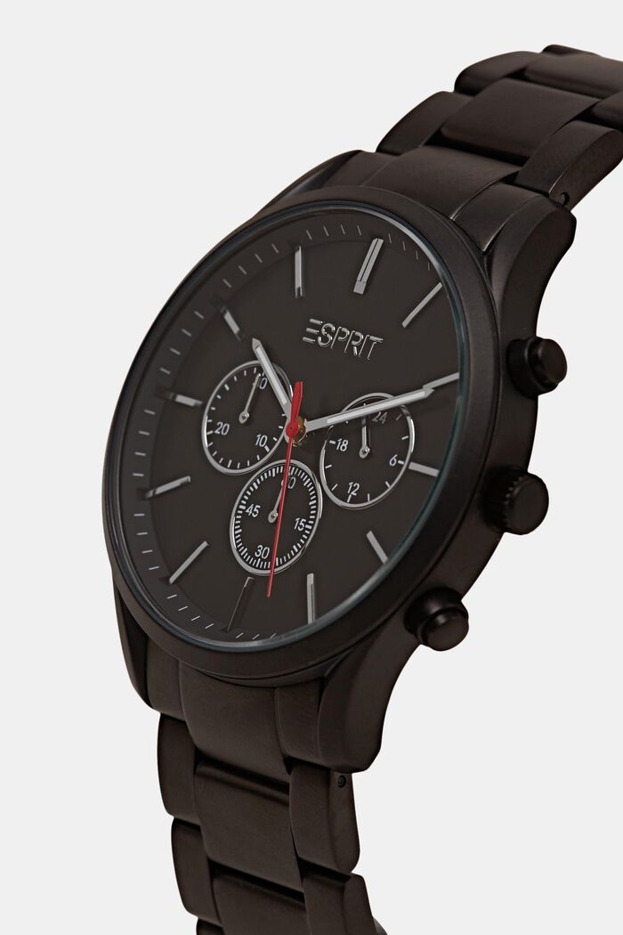 Edelstahl-Chronograph mit Gliederarmband