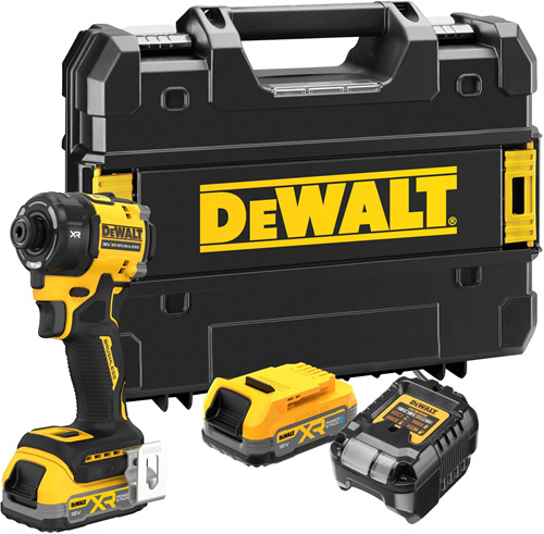 DeWalt DCF870E2T-QW Бежични ударни одвијач хидраулични 18V XR 2 x 1.7 Ah и пуњач у кутији