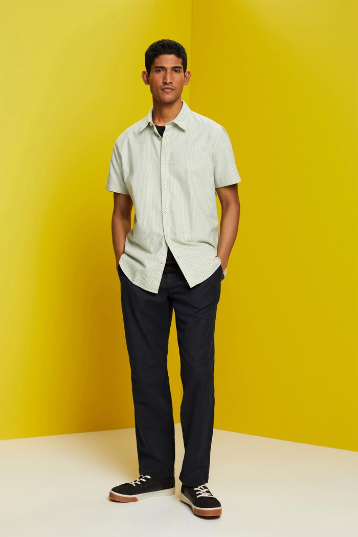 Button-Down-Hemd mit Print