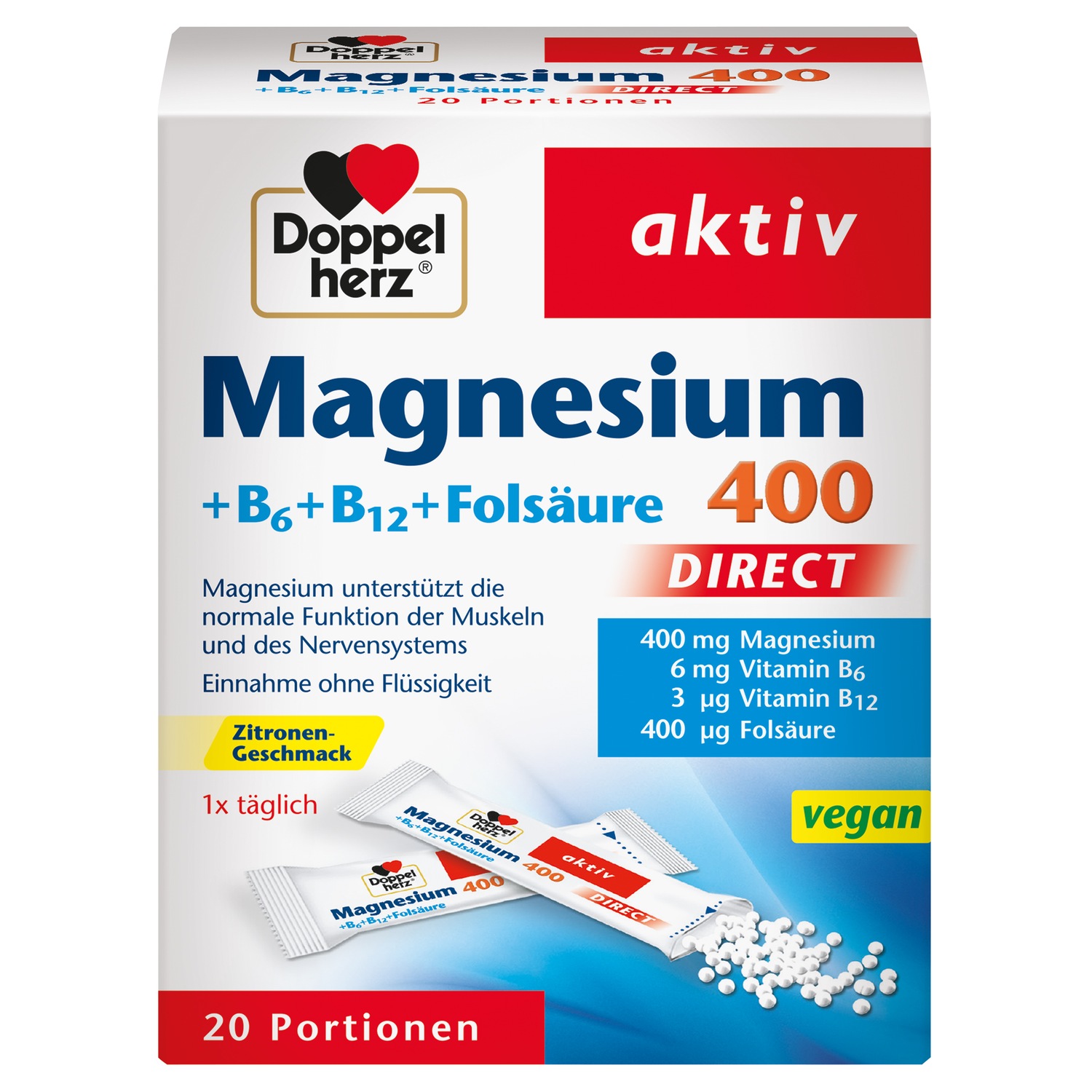 Magnesium+B Vitamine DIRECT Pellets