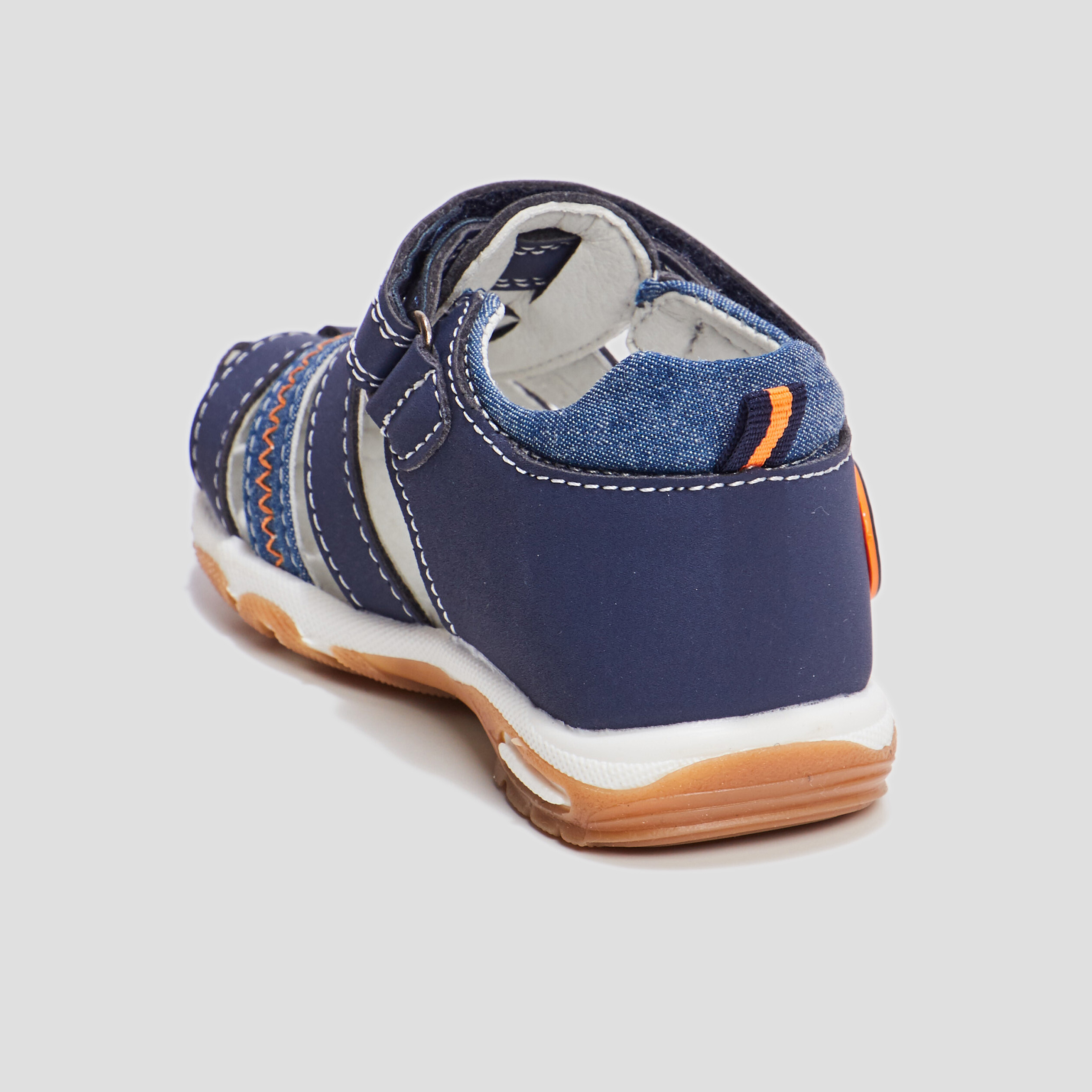 Sandales à scratchs Creeks bleu marine bébé garçon | La Halle