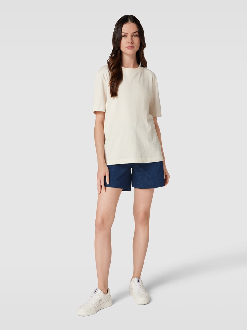 Jeansshorts mit Stoffgürtel Modell 'FLARE' in jeans