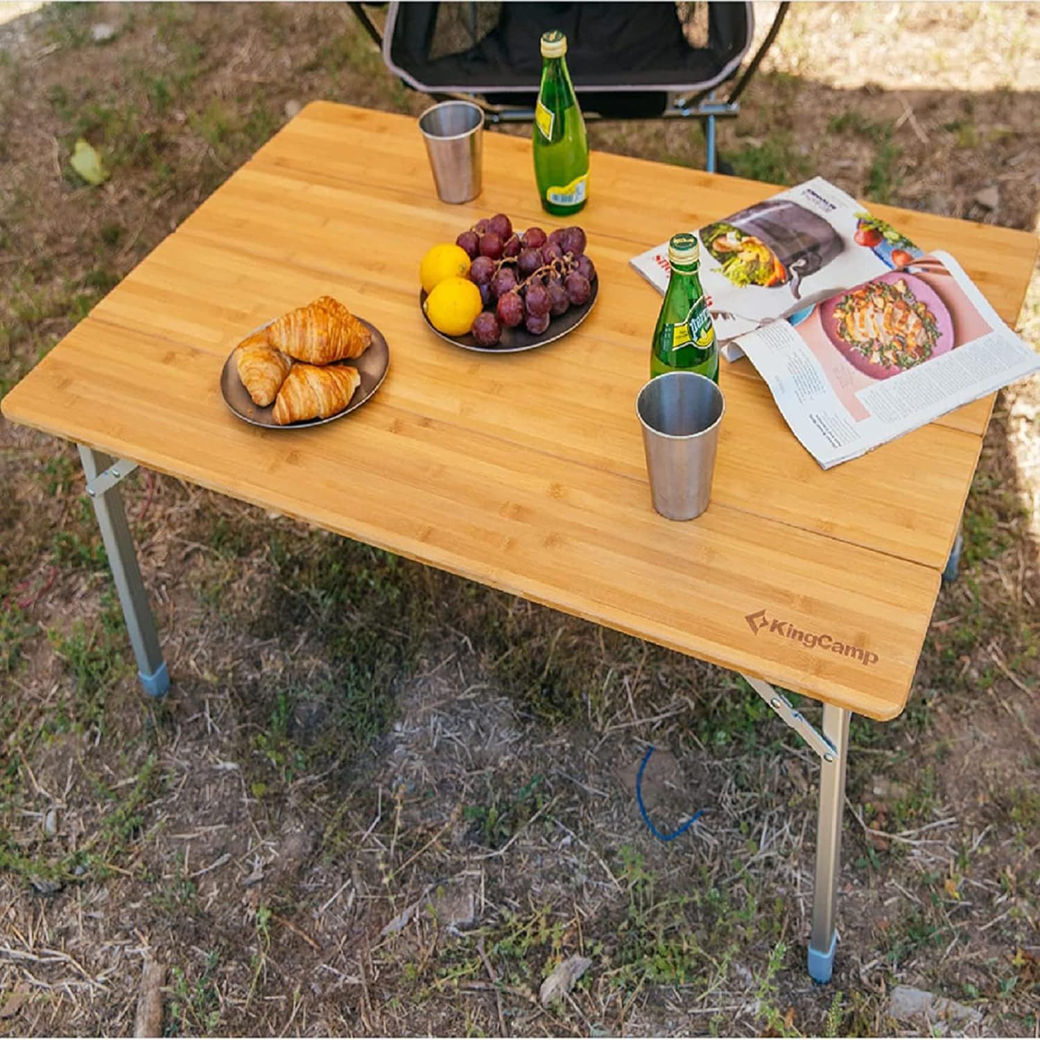 KingCamp 4-Folding 100 x 65 cm Campingtisch